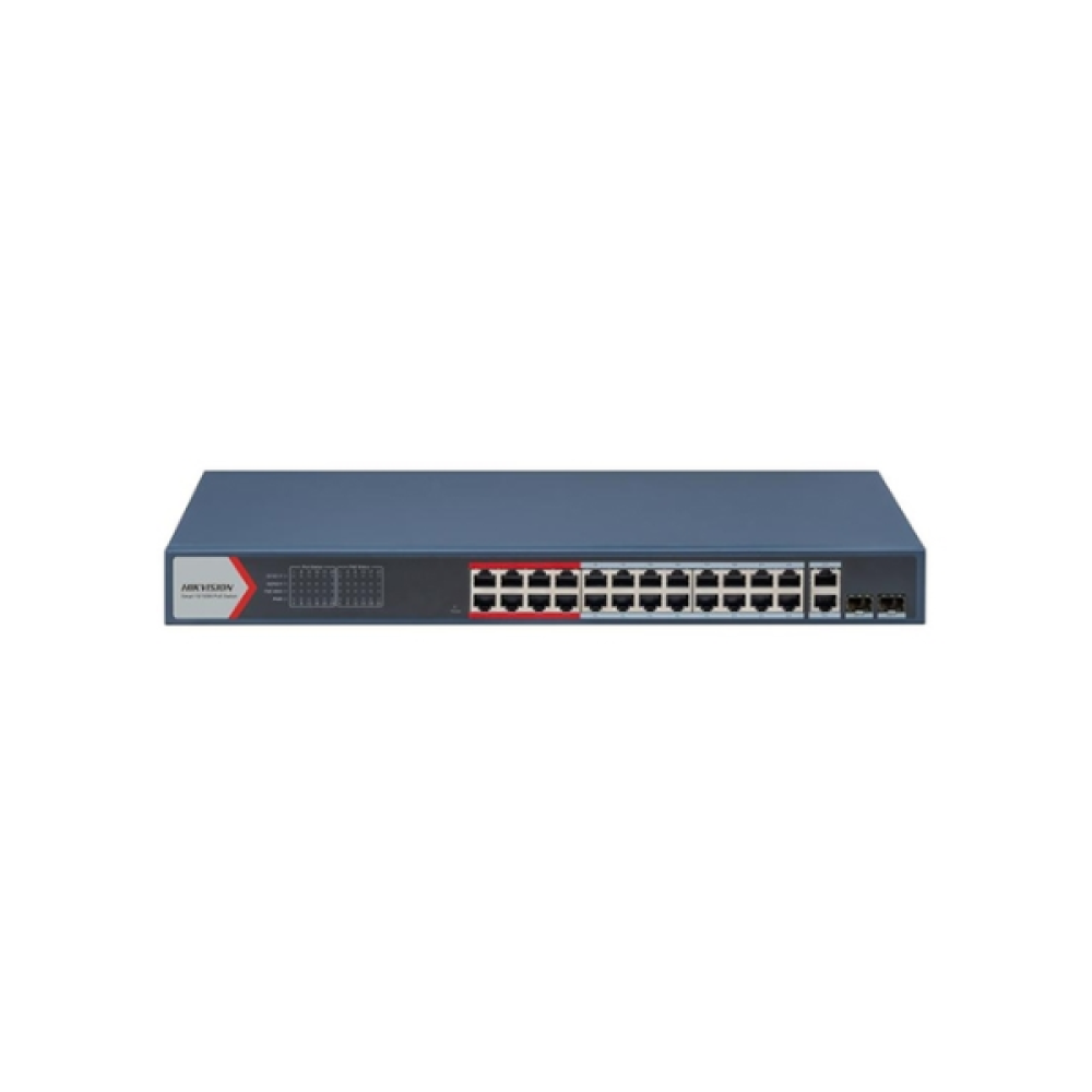 DS-3E1326P-EI(B) 24 Port Fast Ethernet Smart PoE Switch Hikvision