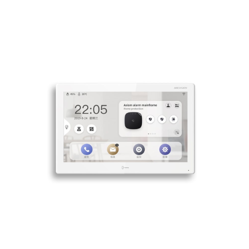 DS-KH9510-WTE1(Β)  10.1-Inch Video Intercom Network (Android) Indoor Station White Hikvision