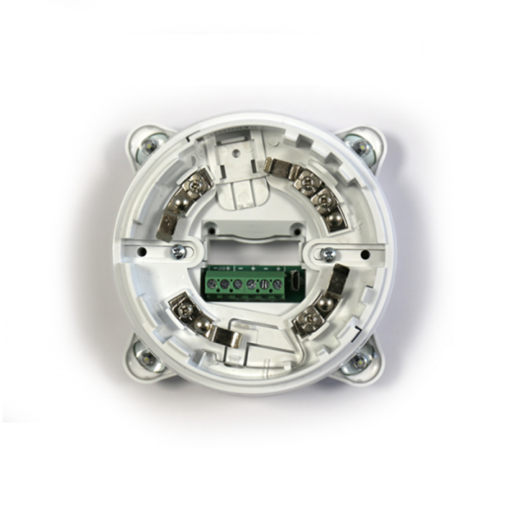 Addressable bases with audible/visual-audible alarm indicator - Inim ESB1010