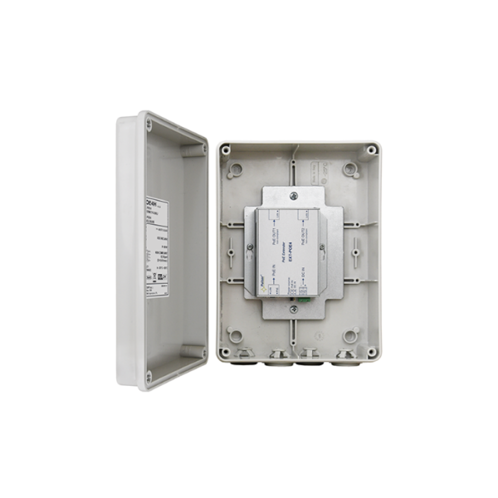 EXT-POE4H Extender Poe Switch with Box Pulsar