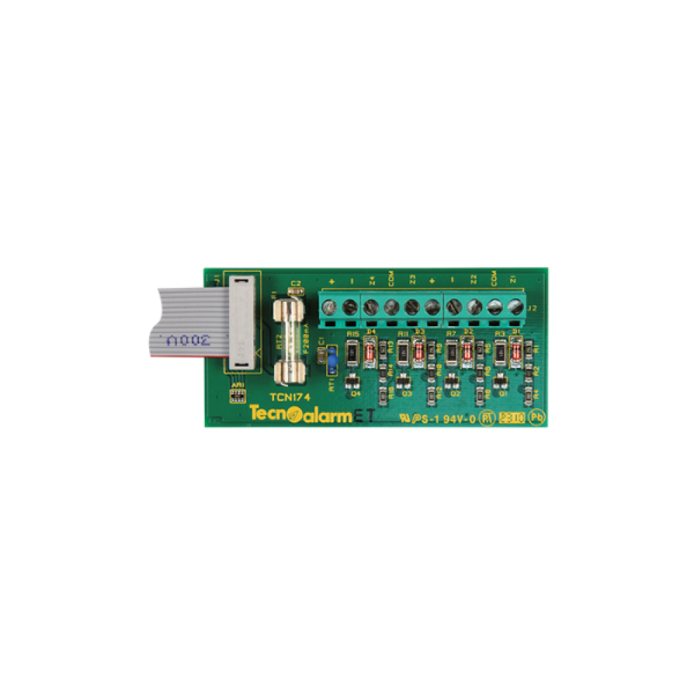ESP4-20 Expansion Module with 4 Wired Inputs Tecnoalarm