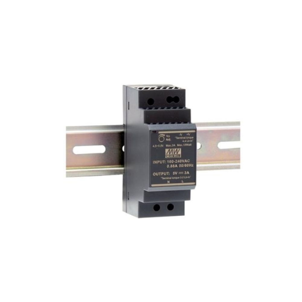 Τροφοδοτικό ράγας 36W/24VDC/1,5A Ultra slim  HDR-30-24 MEANWELL