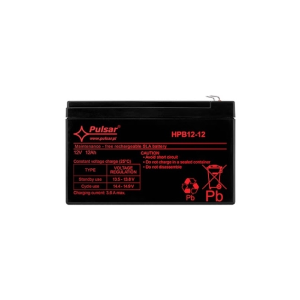 Μπαταρία 12v / 12Ah Pulsar HPB12-12