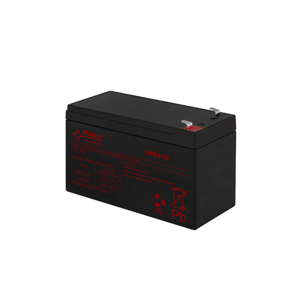 Battery VRLA Lead Acid 12V-9.0Ah PULSAR HPB9-12