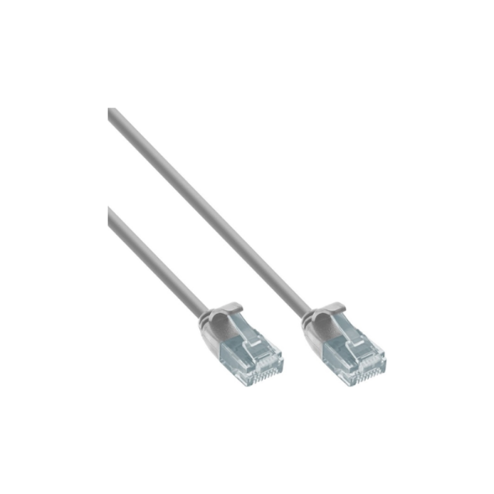 PatchCord UTP Cat6 5m Slim Γκρι ICOC U6-SLIM-050T2 Techly