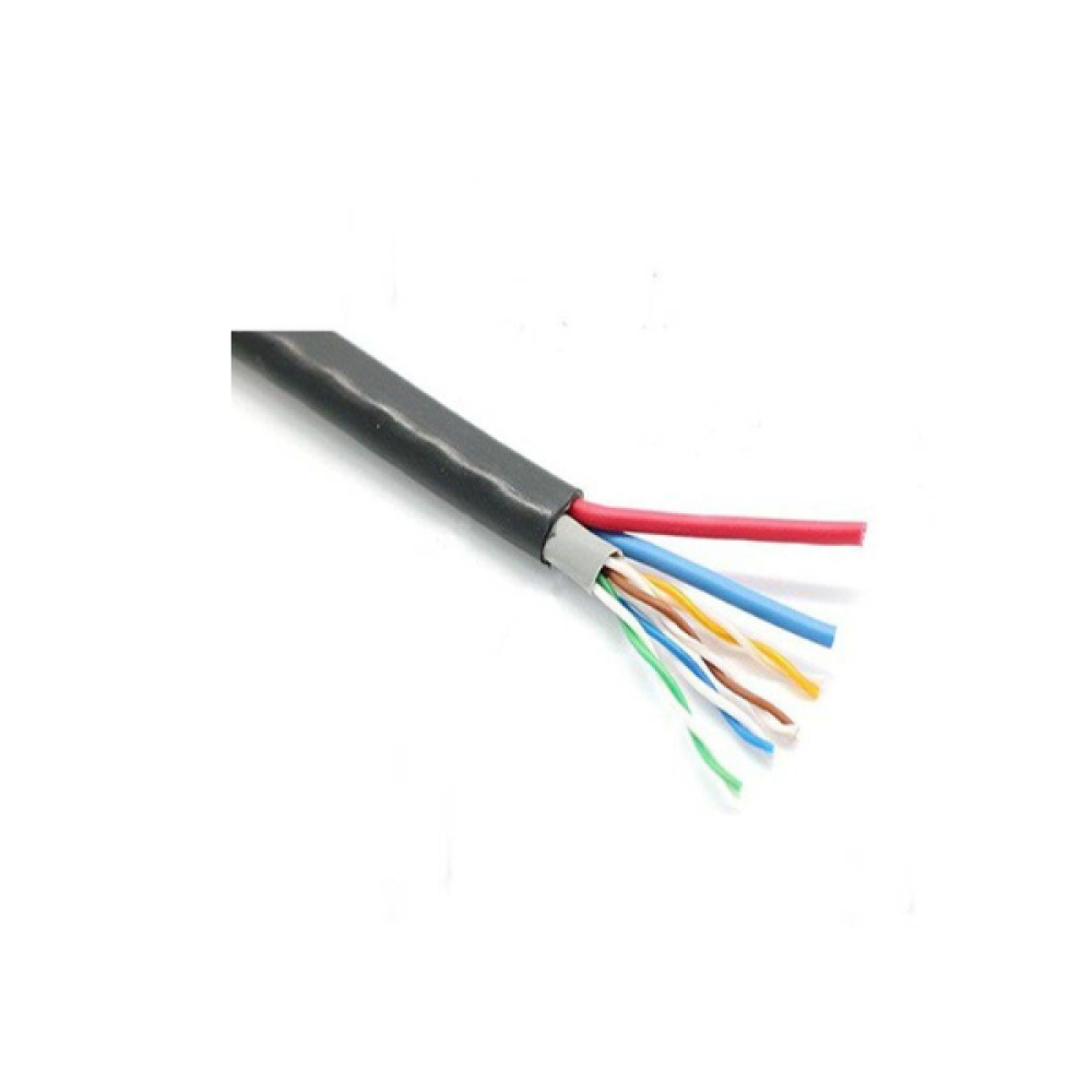 Καλώδιο UTP CAT6 + 2 x 1.00mm Εξωτερικής Χρήσης Μabikal  (κουλούρα 100m)