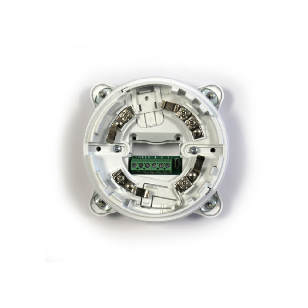 ISB1010 Λευκή Βάση Ενσύρματη Συμβατική (NO LED) Με Φωνητικά Μηνύματα Inim