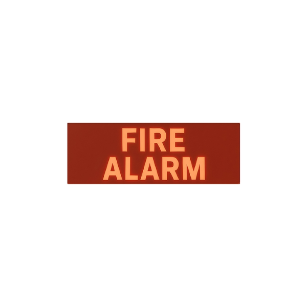 L-FIRE ALARM -Καρτέλα μηνύματος για την συσκευή DOA FJ/CPD. Μήνυμα: Fire Alarm