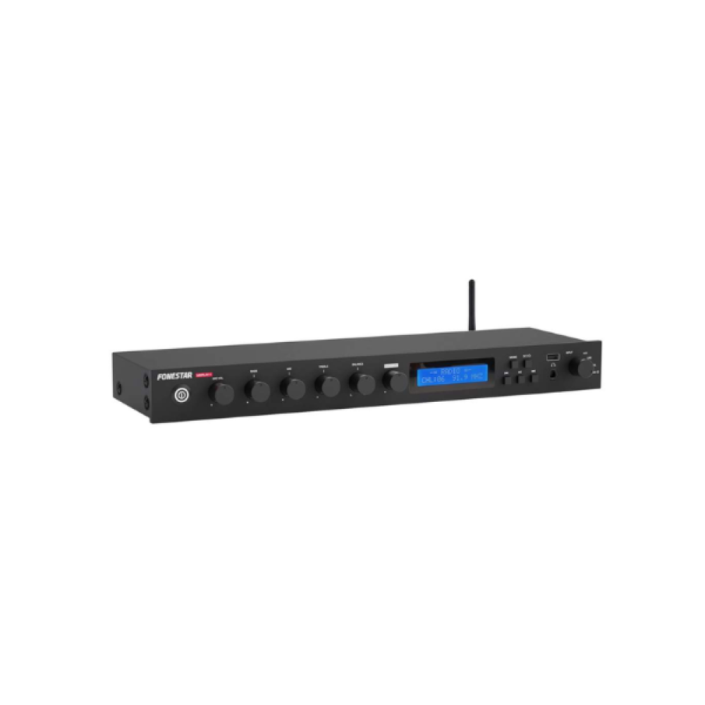 MIXPLAY-1 Bluetooth/USB/FM Αναπαραγωγός με Μίκτη και Εγγραφέα Fonestar