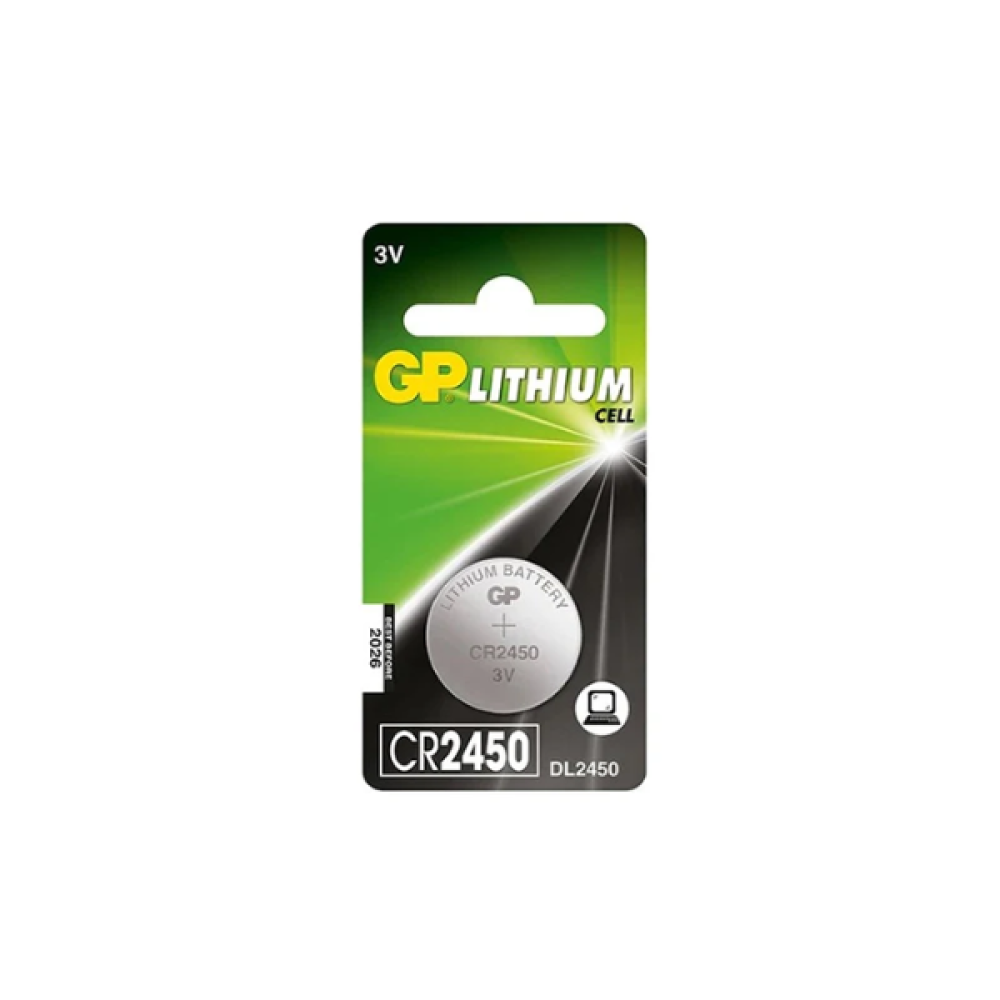 Battery Lithium GP CR2450 3V 610mAh