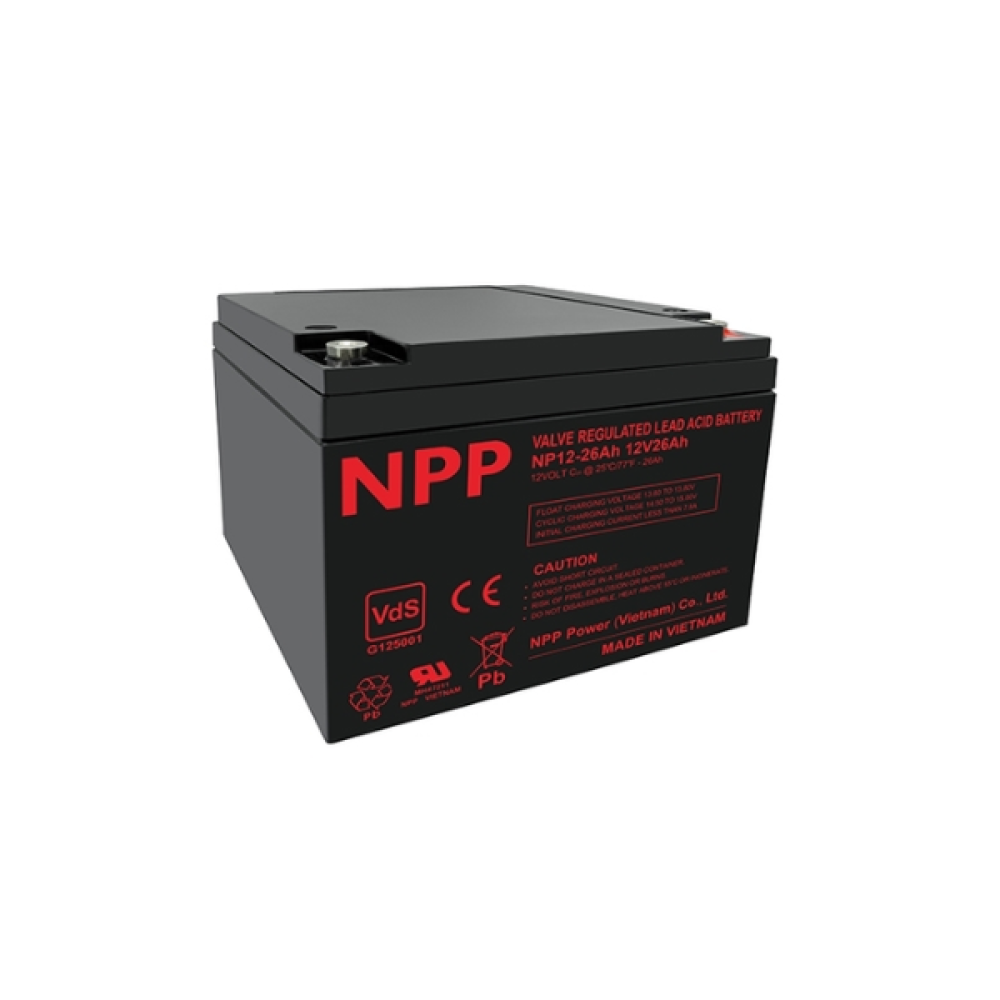 Lead Battery 12V 26Ah NP12V-26Ah  NPP