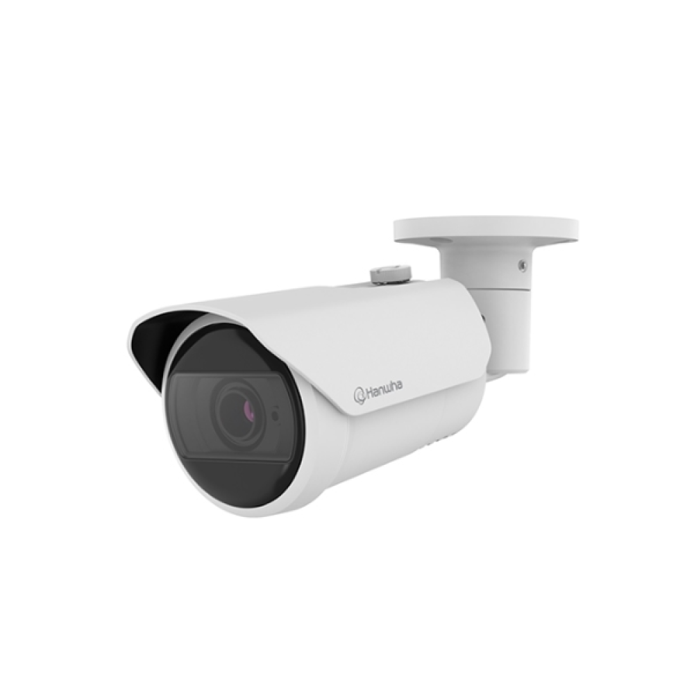 QNO-C9083R 8MP 3.2-10.2mm Motorized AI IR Bullet Camera Hanwha