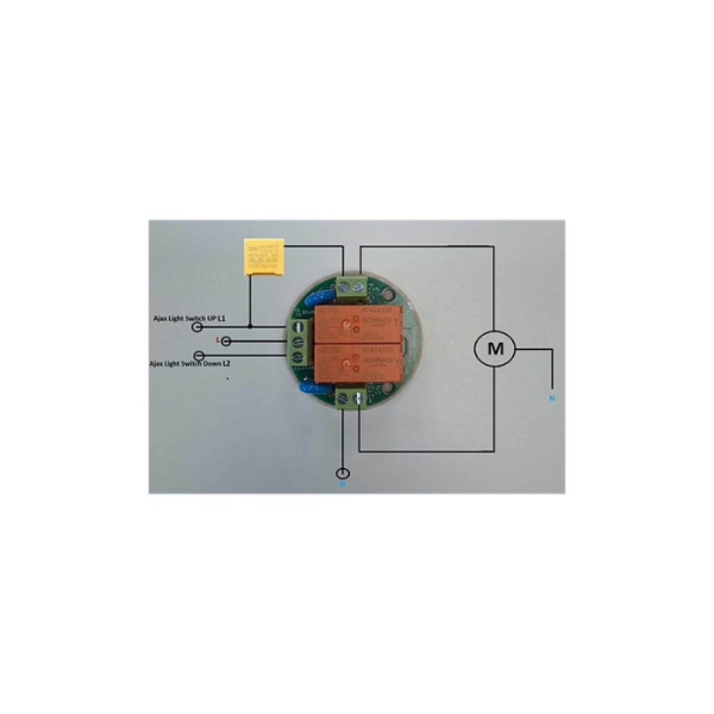 Relay Motor Driver For Ajax Light Switch 230VAC 4A