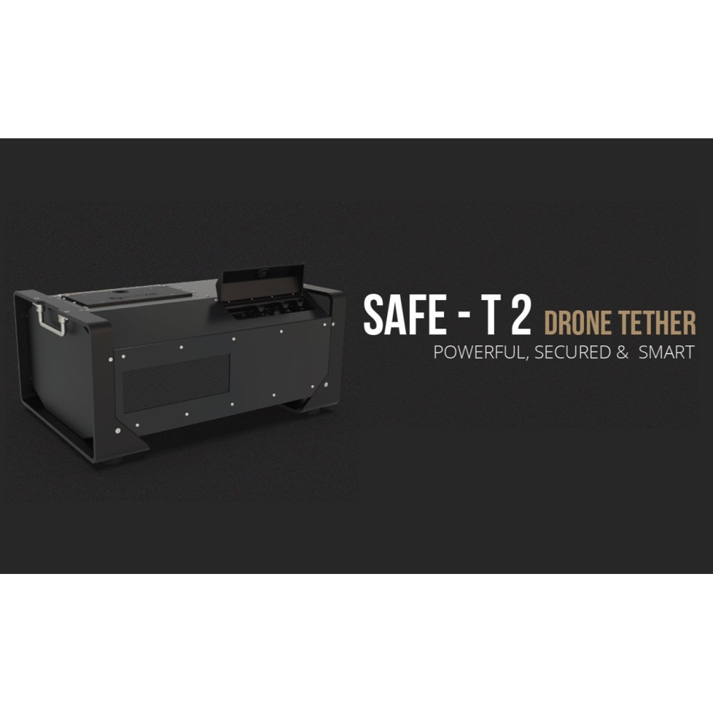 Tethered Drone Station Mobile (incl Data & Dev) with 100m of micro-tether Elistair SAFE-T2
