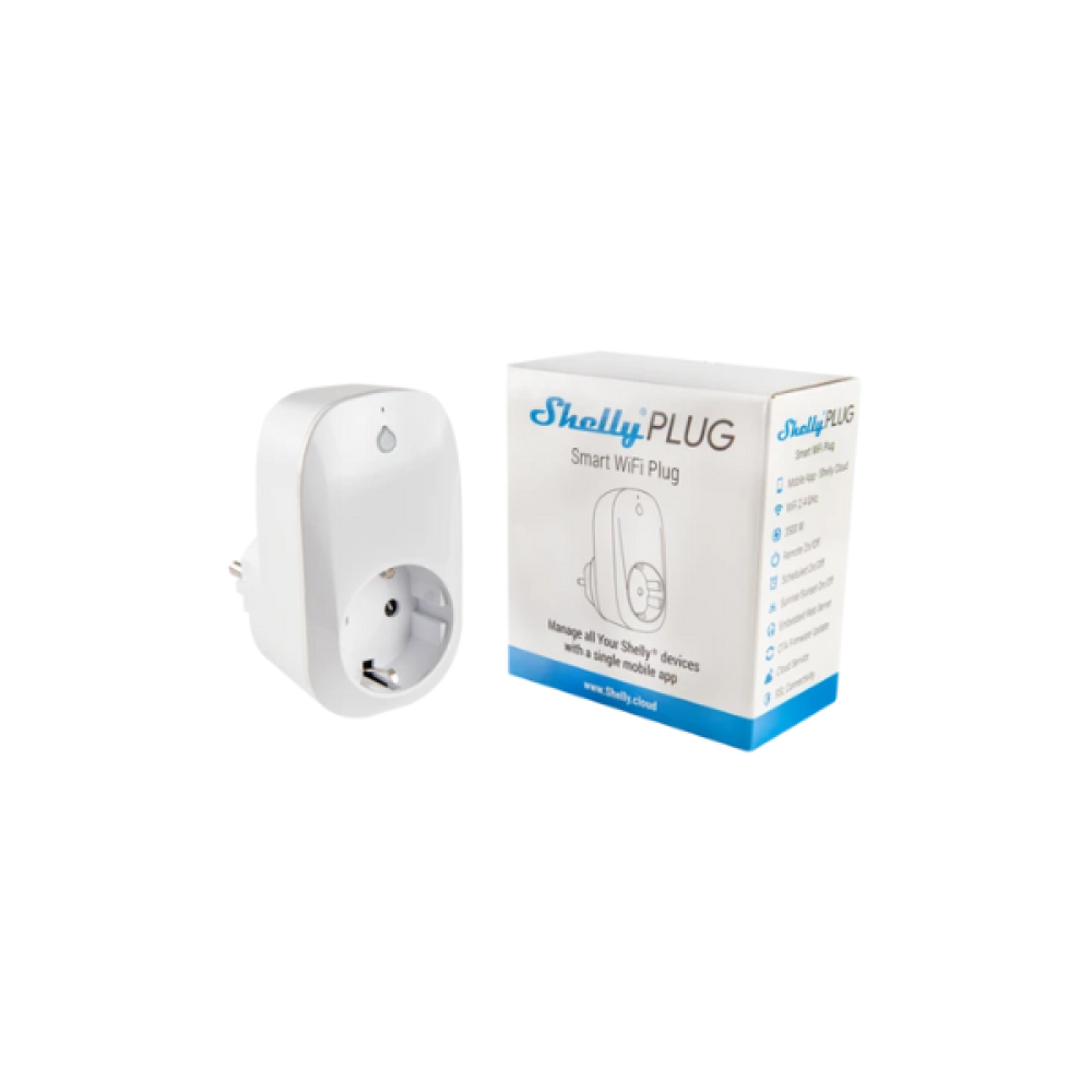 Shelly Plug Smart Wi-Fi Πρίζα
