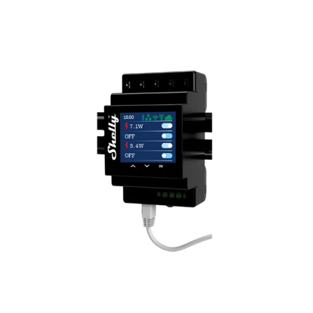 Shelly 4PM  PRO Professional 4-channel DIN Rail Smart Switch with power metering