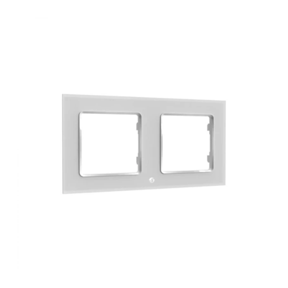Wall Frame 2 for Wall Switch White Shelly