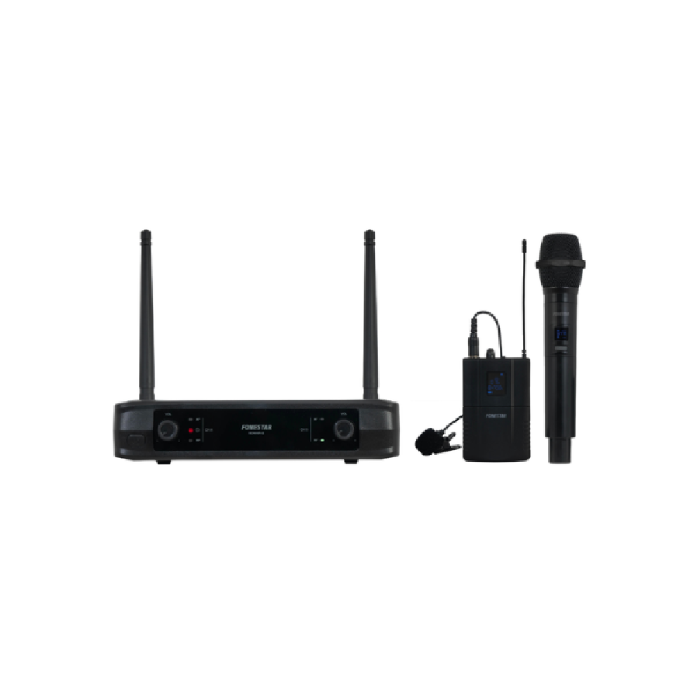 SONAIR-2MP  Διπλό Wireless Hand-held & Lapel μικρόφωνο Fonestar