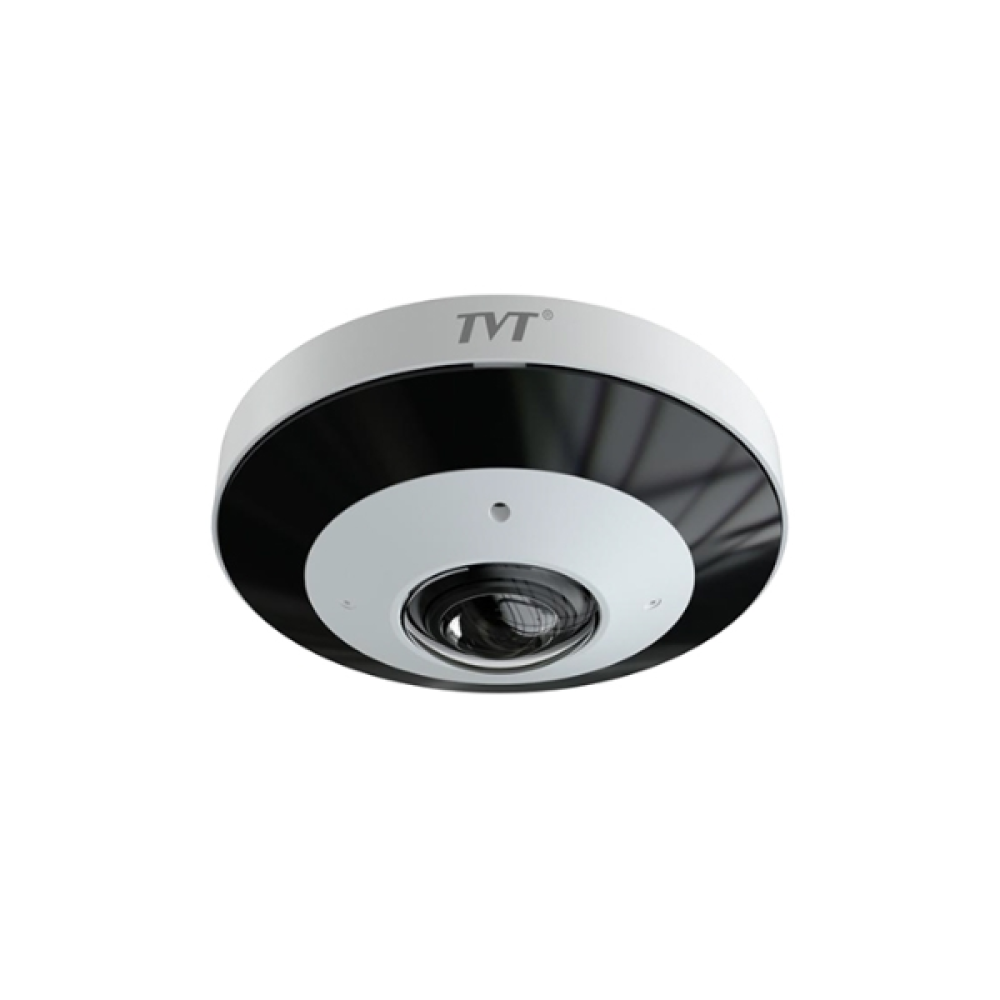 TD-95A8E3B(D/PE/AR1) 12MP TVT Water-proof Fisheye Network Camera, IR 10-20m, 1.65mm, built-in MIC, alarm I/O