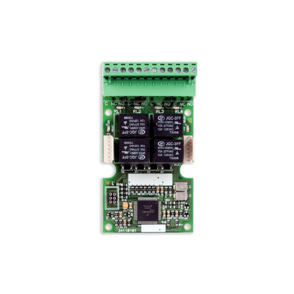 TRD-100 -Κάρτα Επέκτασης 4 Ρελέ Voltage Free Για Συμβατικά Συστήματα Πυρανίχνευσης Σειράς Ccd-100 Detnov