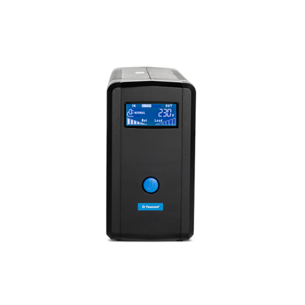 UPS TESCOM LEO LCD 850VA Line Interactive With USB Port