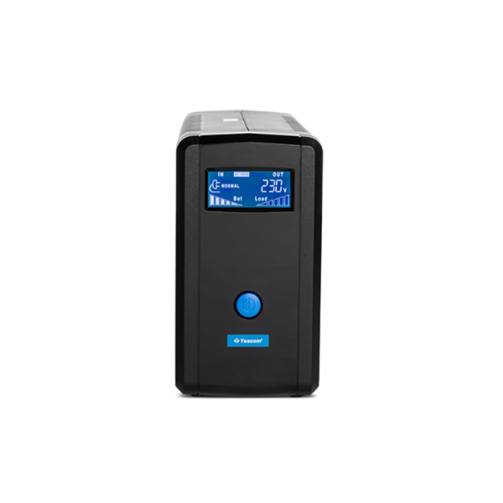 UPS TESCOM LEO LCD 1200VA Line Interactive With USB Port