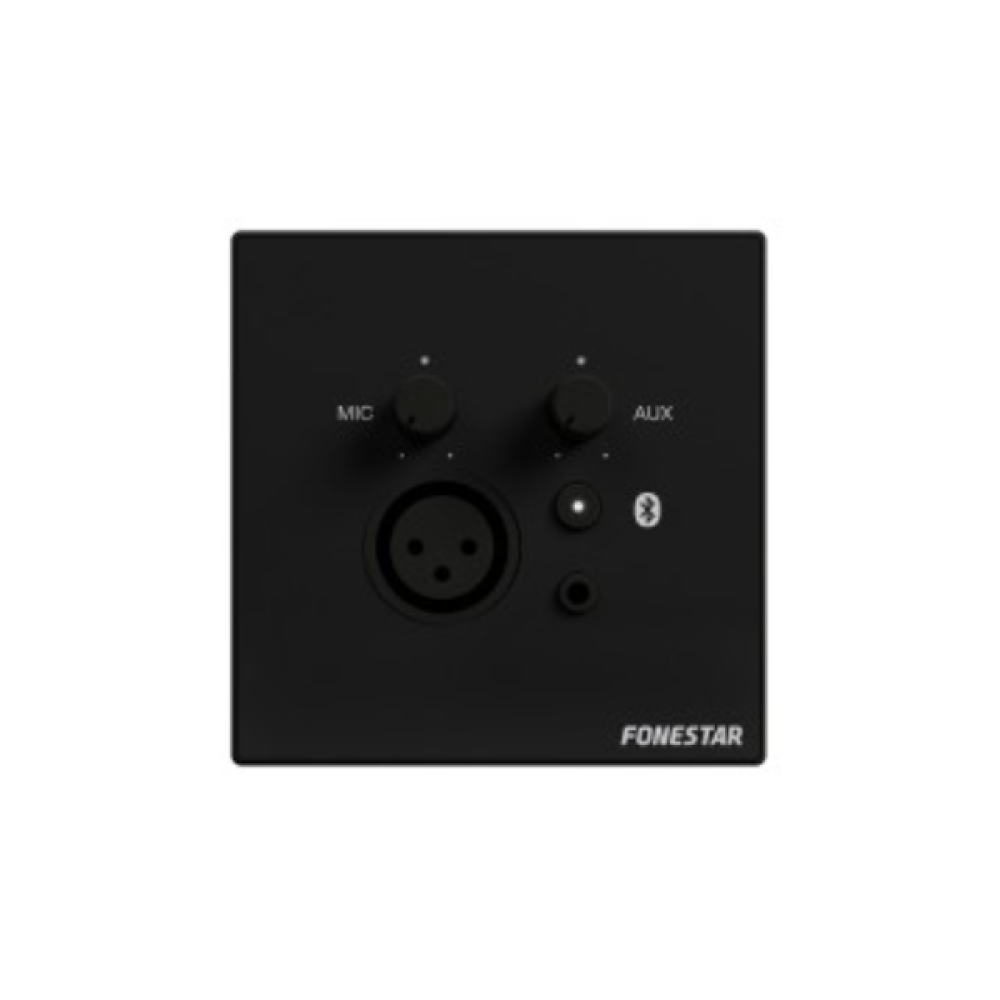 WALLMIX-BK Επίτοιχος Μίκτης ήχου με Bluetooth - Μαύρο Fonestar