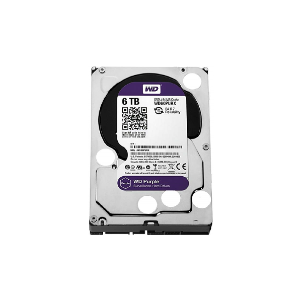 HDD WD Purple 6TB WD60PURZ, WD64PURZ