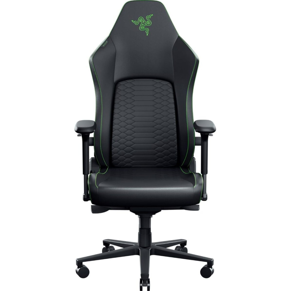 Razer Iskur V2 NewGen Black - Lumbar Support - Leather with CoolTouch - Steel Frame - 136 kg