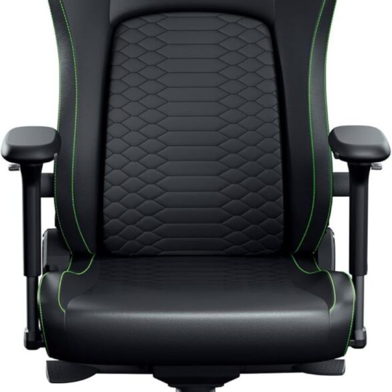 Razer Iskur V2 NewGen Black - Lumbar Support - Leather with CoolTouch - Steel Frame - 136 kg
