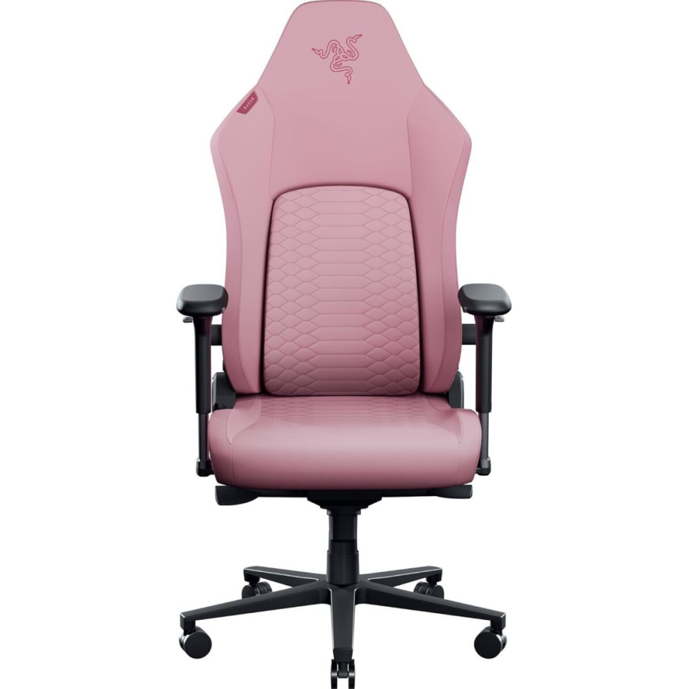 Razer Iskur V2 NewGen Quartz - Lumbar Support - Leather with CoolTouch - Steel Frame - 136 kg