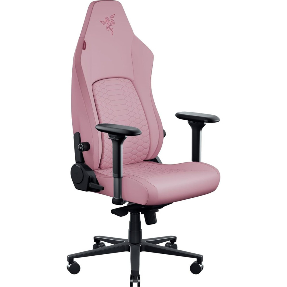 Razer Iskur V2 NewGen Quartz - Lumbar Support - Leather with CoolTouch - Steel Frame - 136 kg