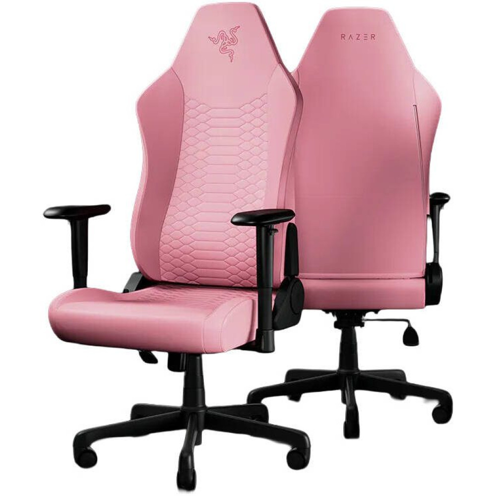 RAZER Iskur V2 X NewGen Quartz - Ergonomic Gaming Chair - EPU Leather Cooltouch - Lumbar Support