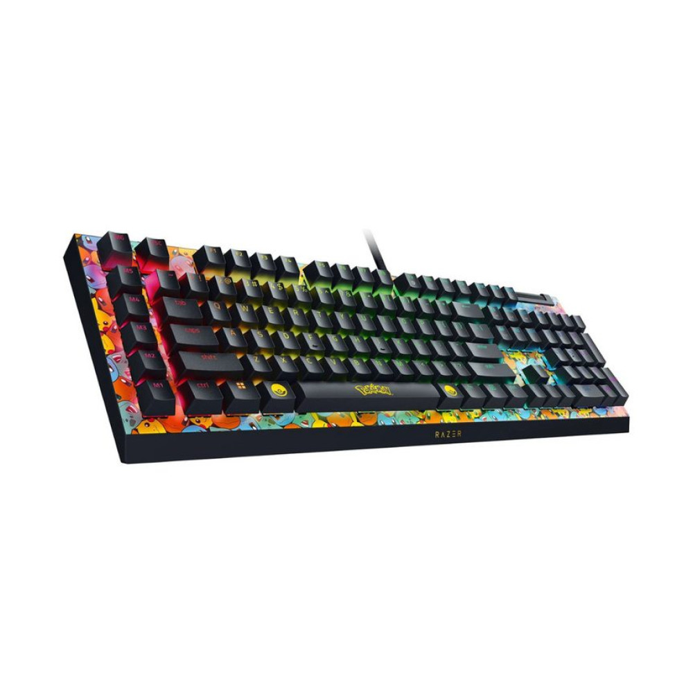 Razer BLACKWIDOW V4 X Pokemon Kanto Starters Ed. - RGB Gaming Mechanical Keyboard - Green Switch