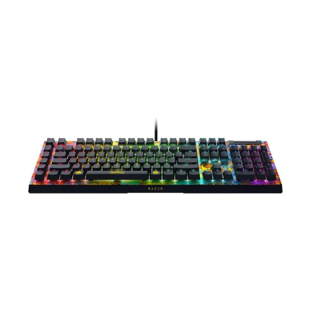 Razer BLACKWIDOW V4 X Pokemon Kanto Starters Ed. - RGB Gaming Mechanical Keyboard - Green Switch