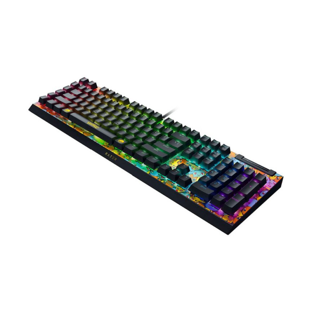 Razer BLACKWIDOW V4 X Pokemon Kanto Starters Ed. - RGB Gaming Mechanical Keyboard - Green Switch