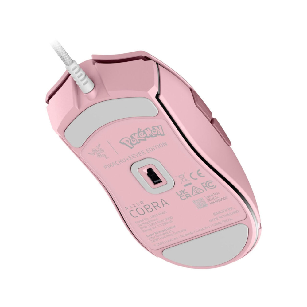 Razer COBRA - Pokemon Pikachu/Eevee Ed.- 58g Lightweight Gaming Mouse - RGB UNDERGLOW - 8500 DPI