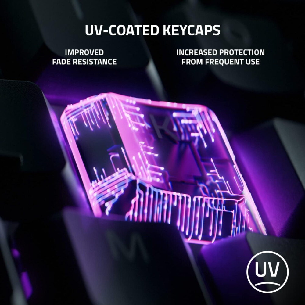 Razer ORNATA V3 X Gaming Keyboard - Low Profile Membrane - Split Resist - RGB - UK Layout