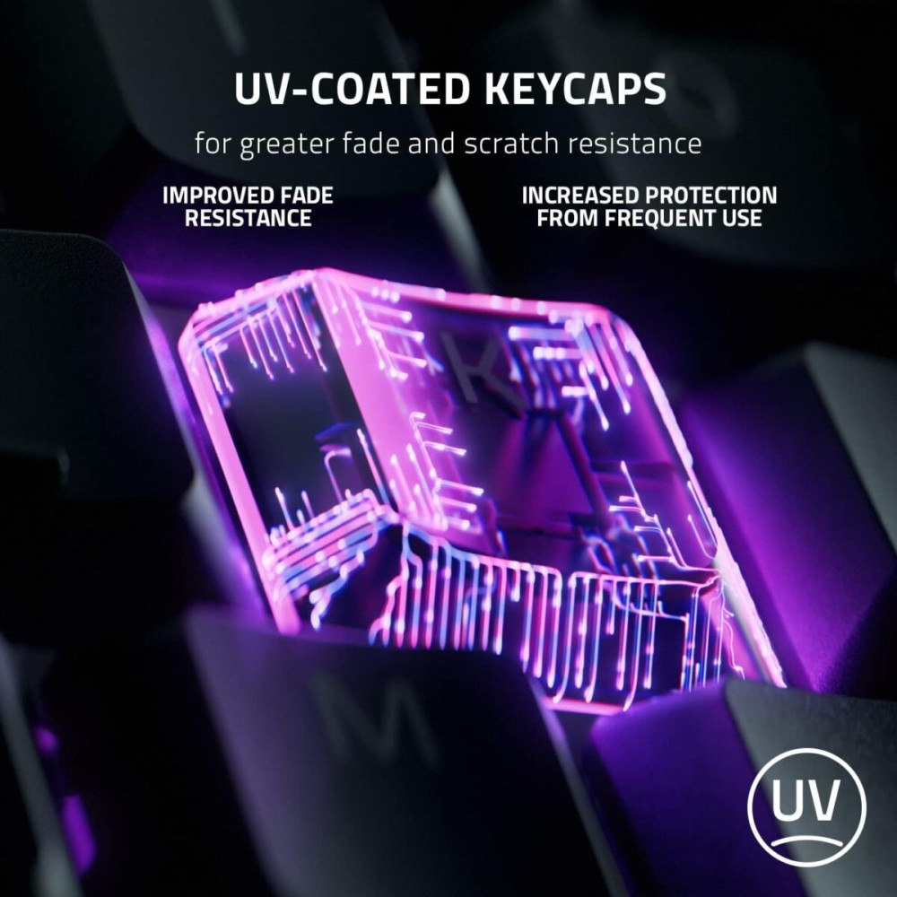 Razer ORNATA V3 Mecha-Membrane Gaming Keyboard - Low-Profile - UV-Coated Keycaps UK