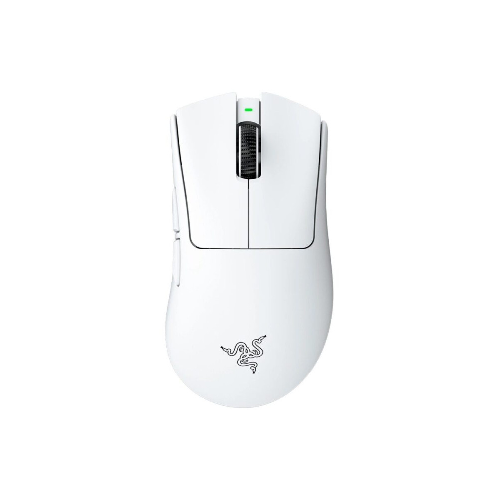 Razer DEATHADDER V4 PRO WHITE - 57g Wireless Gaming Mouse - Ergonomic - 120 Hours Battery - 45K DPI