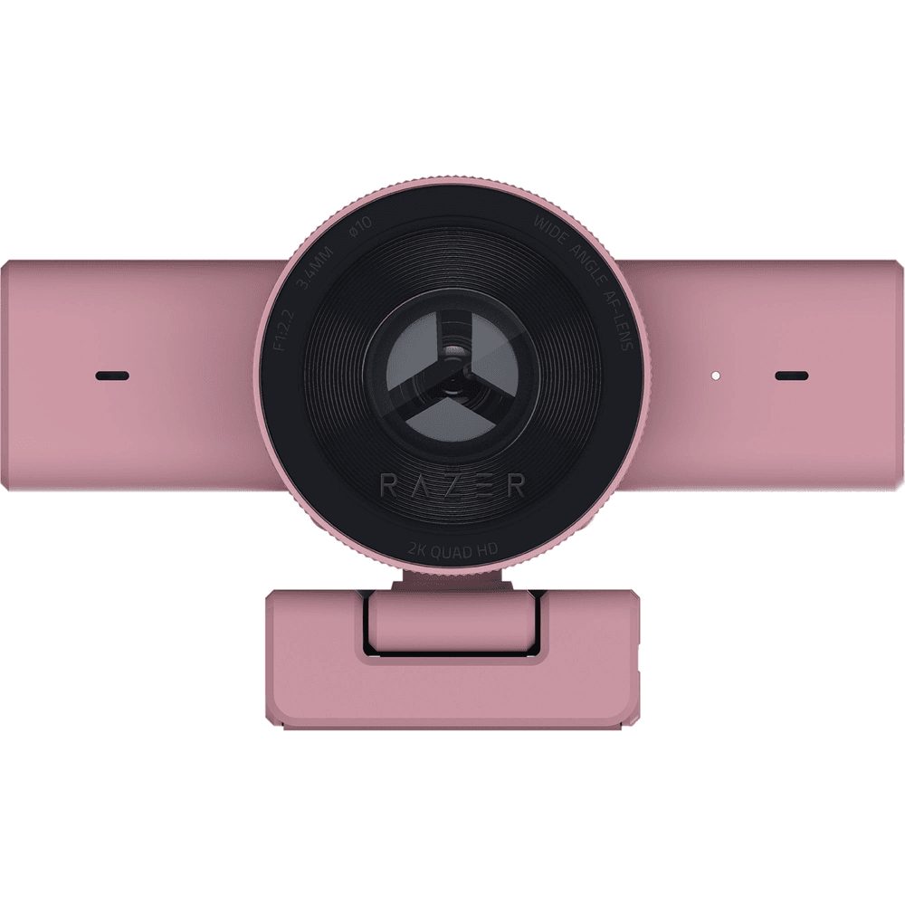 Razer KIYO V2 X Quartz - 2K 60fps - Auto Focus - 80° FOV - Low Light Sensor - USB Streaming Webcam