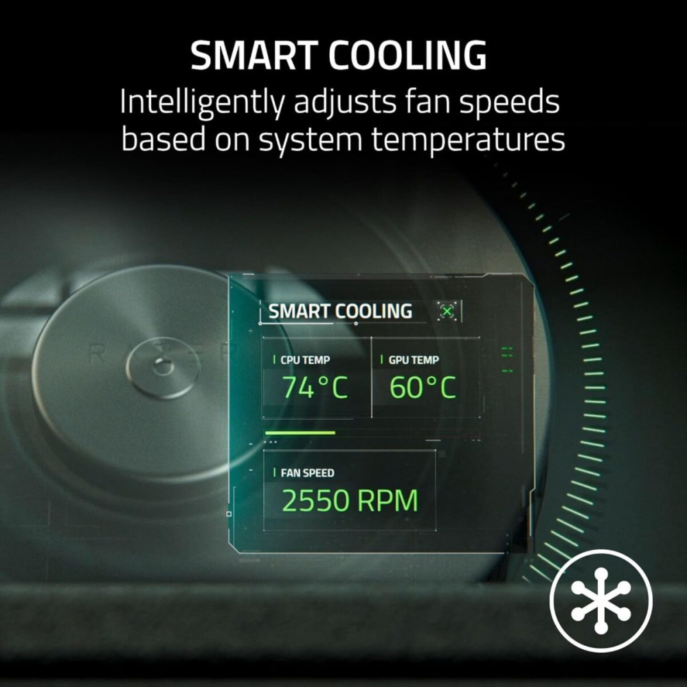 Razer Laptop Cooling Pad - Smart Fan Control - Laptops & Macbooks 14