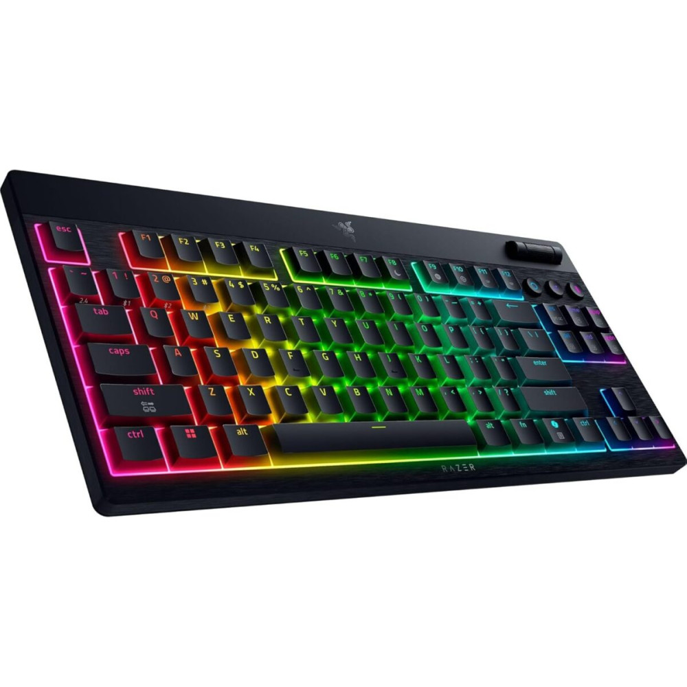 Razer BlackWidow V4 Low Profile Tenkeyless HyperSpeed - Wireless RGB Keyboard - Yellow Switch