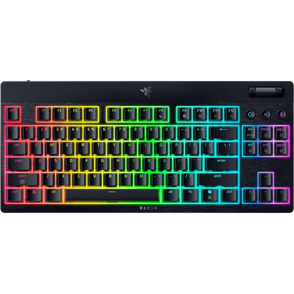 Razer BlackWidow V4 Low Profile Tenkeyless HyperSpeed - Wireless RGB Keyboard - Orange Switch