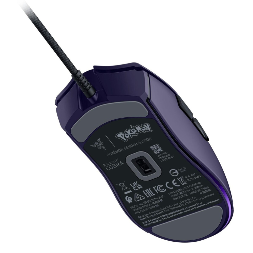 Razer COBRA - Pokemon Gengar Ed.- 58g Lightweight Gaming Mouse - RGB UNDERGLOW - 8500 DPI