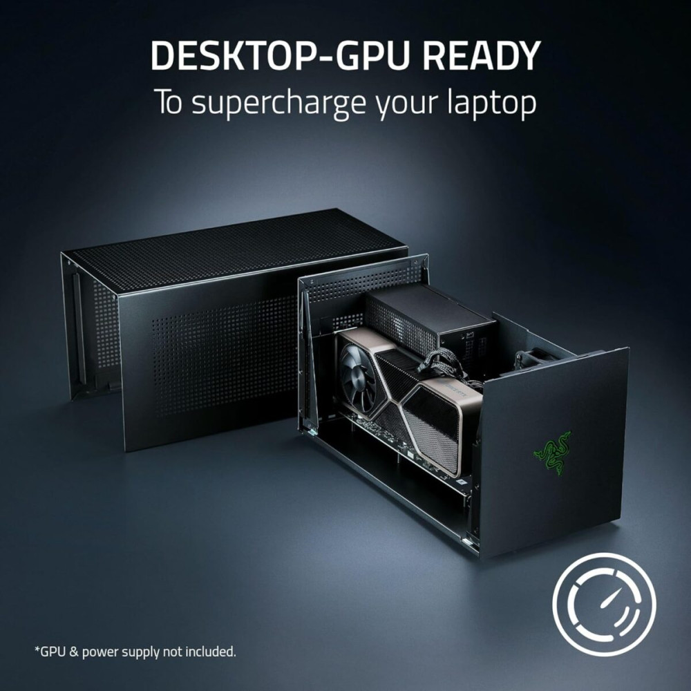 Razer Core X V2 - GPU Enclosure (eGPU)- Thunderbolt 4/5 & USB 4 - 4 Slot NVIDIA/AMD PCIe 4 - 140W PD