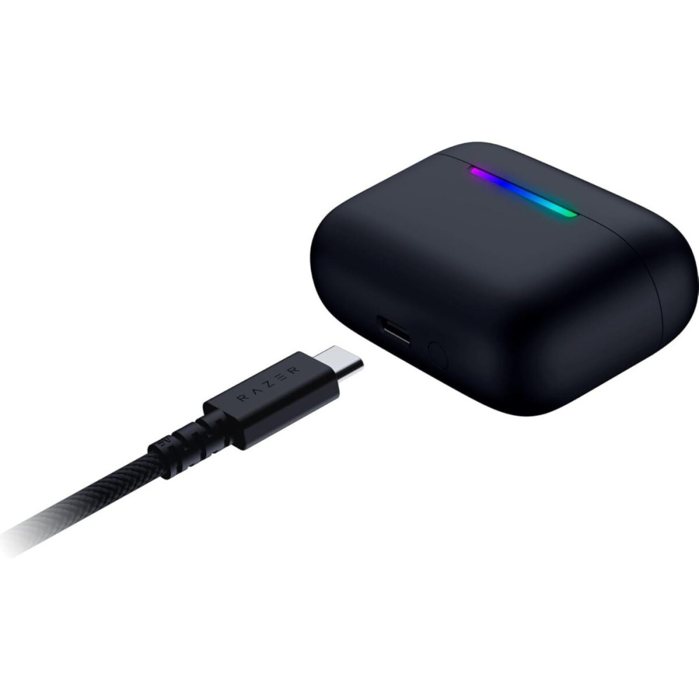 RAZER Hammerhead V3 X HyperSpeed - Wireless Gaming Earbuds - 2.4Ghz & Bluetooth - 40 Hours - IPX4
