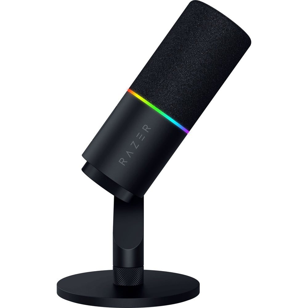 Razer SEIREN V3 PRO Black - 32Bit USB/XLR RGB Dynamic Microphone - Pop Filter - Shock Absorber