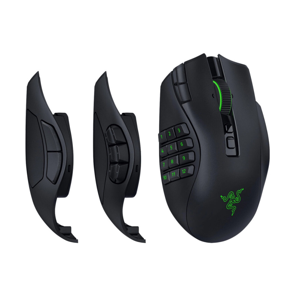 RAZER Naga V3 Pro - Wireless MMO Gaming Mouse - 280Hr Battery - Swappable Side Plates - 23 Buttons