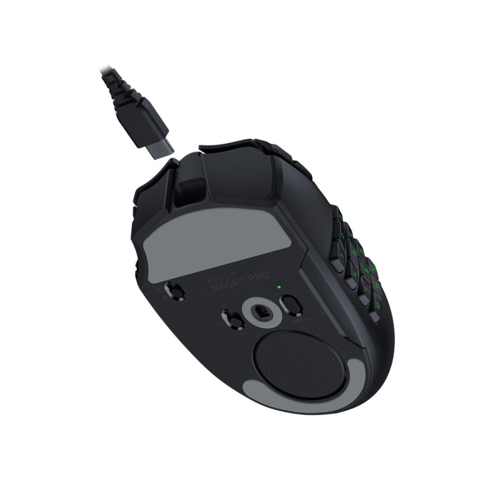 RAZER Naga V3 Pro - Wireless MMO Gaming Mouse - 280Hr Battery - Swappable Side Plates - 23 Buttons